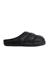 Balenciaga Polyamide And Fleece Alaska Slipper Shoes In Black