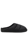 Balenciaga Polyamide And Fleece Alaska Slipper Shoes In Black