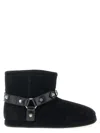 Balenciaga Women Leather And Wool Alaska Soft Bootie Boots In Black