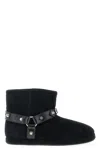 Balenciaga Women Leather And Wool Alaska Soft Bootie Boots In Black
