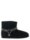 Balenciaga Alaska Soft Bootie Boots In Leather And Wool In Black