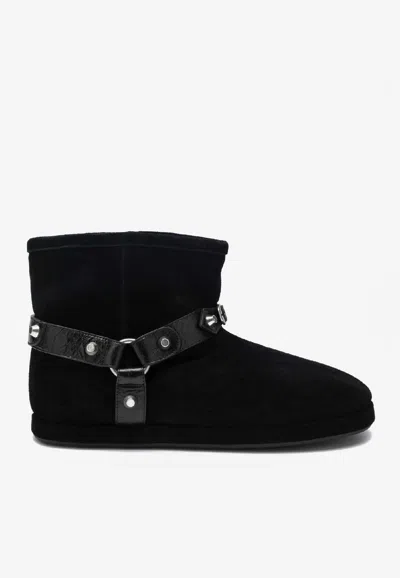 BALENCIAGA ALASKA SOFT ANKLE BOOTS WITH STUDS