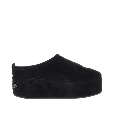 Balenciaga 'alaska Soft' Platform Clogs In Black