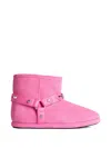 Balenciaga Alaska Soft Studded Boots In Pink