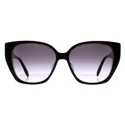 Pre-owned Balenciaga Alexander Mcqueen Sunglasses Am0284s 002 Black Gray Gradient