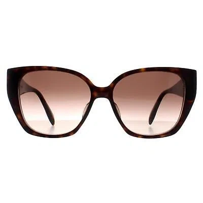 Pre-owned Balenciaga Alexander Mcqueen Sunglasses Am0284s 003 Dark Havana Brown Gradient