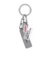 Balenciaga All Access Keychain In Silver In Silver