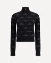 Balenciaga All-over Zip-up Cardigan For Women