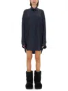 Balenciaga Women's All Over Logo Shirt In Black