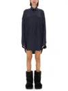 Balenciaga Women's All Over Logo Shirt In Black