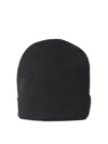 Balenciaga Allover Logo Beanie In Black