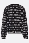 Balenciaga Logo All Over Print Pullover Sweater