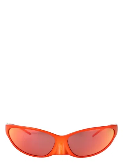 Balenciaga Aluminium Red Sunglasses