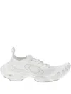 Balenciaga White Fabric Anatomic Sneakers In White