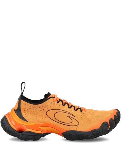 Balenciaga Anatomic Runner Sneakers In Orange
