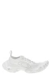 Balenciaga White Fabric Anatomic Sneakers In White