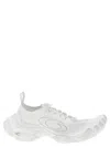 Balenciaga White Fabric Anatomic Sneakers In White