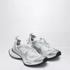 Balenciaga White And Silver Sneaker Circuit In White