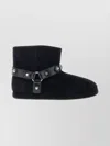 Balenciaga Women Leather And Wool Alaska Soft Bootie Boots In Black