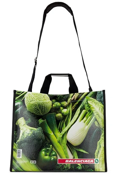 Balenciaga Antwerp Tote Bag In Strawberry & Veggie