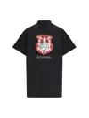Balenciaga Antwerpen Black Oversize T-shirt In Black