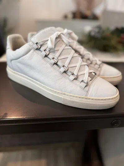 Pre-owned Balenciaga Arena Blanc Shoes In White