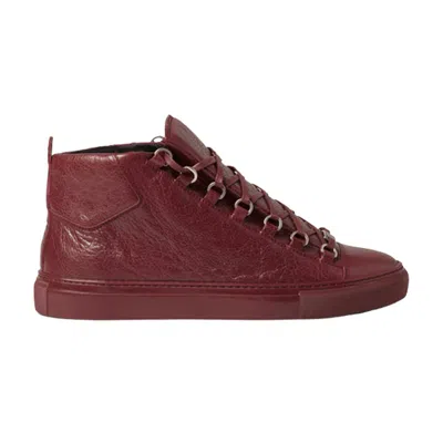 Pre-owned Balenciaga Arena High Top 'burgundy' | Red | Men's Size 40