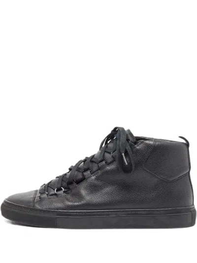 Pre-owned Balenciaga Arena Leather Sneakers