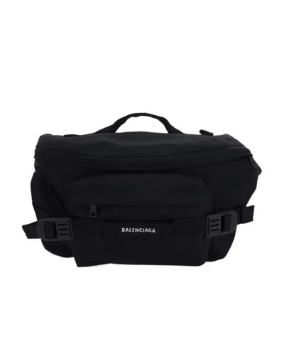 Balenciaga Army Belt Bag In Black