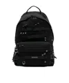 Balenciaga Men Army Medium Backpack In Black