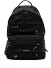 Balenciaga Men Army Medium Backpack In Black