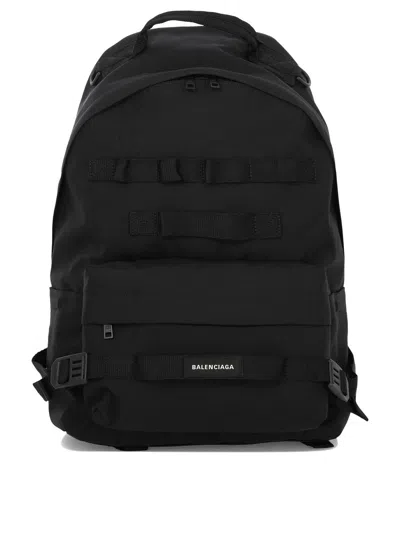 Balenciaga "army Medium Multicarry" Backpack In Black