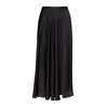 Balenciaga Asymmetric Black Skirt With Flowing Silhouette In Black
