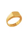 Balenciaga Asymmetric-design Polished-finish Ear Cuff In Yellow