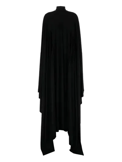 BALENCIAGA ASYMMETRIC MAXI DRESS