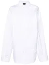 Balenciaga Long-sleeved Shirt In White