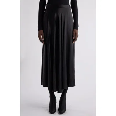 Balenciaga Women's Creased Pleated Skirt In Black