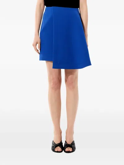 Balenciaga Asymmetric Skirt In Blue
