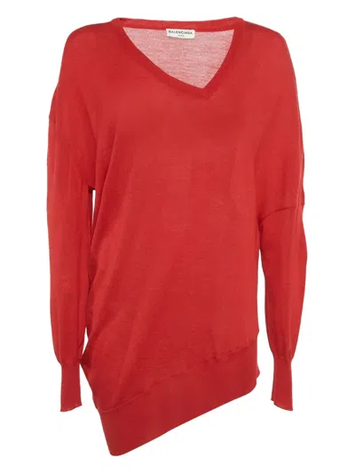 Pre-owned Balenciaga Asymmetric Sweater