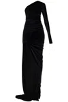 Balenciaga Asymmetric Dress In Black