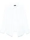Balenciaga Poplin Shirt In White
