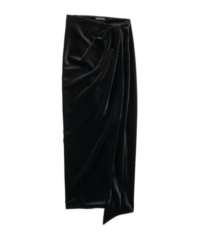 Balenciaga Asymmetrical Skirt In Black