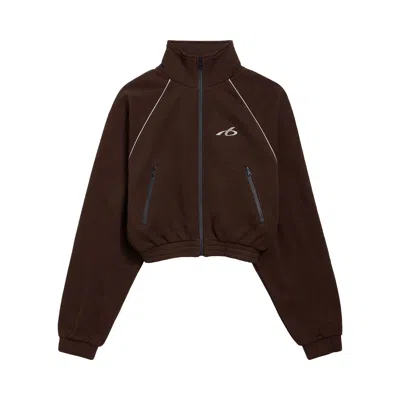 Pre-owned Balenciaga Athl. Jersey Tracksuit Jacket 'moka' | Brown | Women's Size M