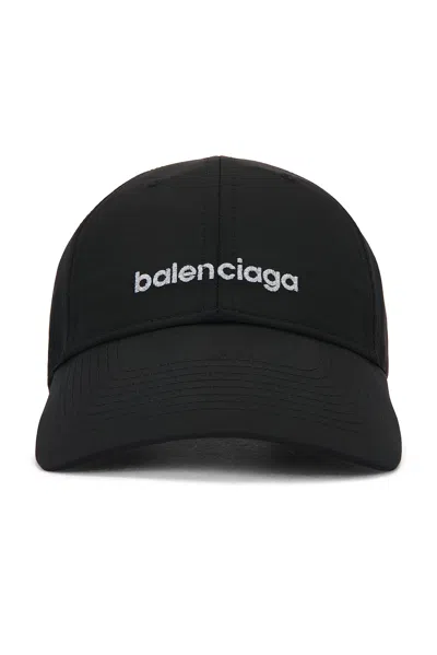 Balenciaga Athletic Cap In Black