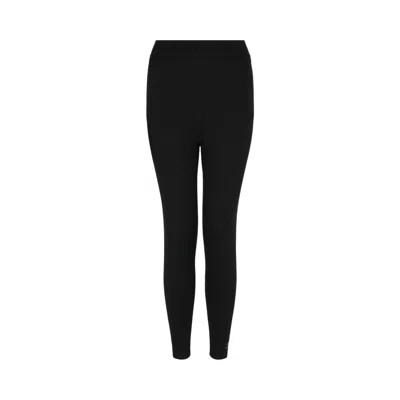 Pre-owned Balenciaga Athletic Cut Spandex Leggings 'black/white' | Women's Size M