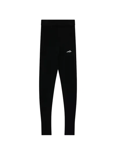 Balenciaga Techwear Leggings In Sporty Viscose Knit In Black