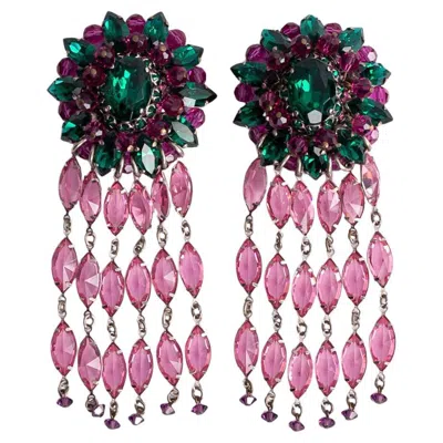 Pre-owned Balenciaga (attributed To) Earrings In Multi