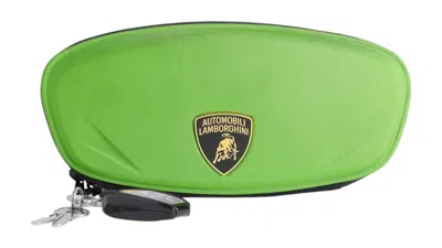 Pre-owned Balenciaga Automobil Lamborghini Clutch With Charms Bag In Green