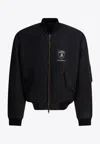 Balenciaga X Automobili Lamborghini Bomber Jacket In Black