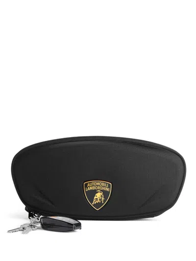 Balenciaga Automobili Lamborghini Clutch With Charms Bags In Black
